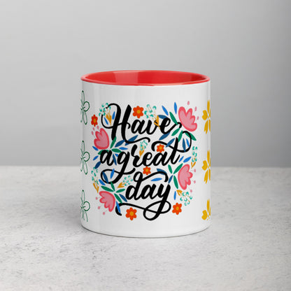 Have A Nice Day Mug with Color Inside