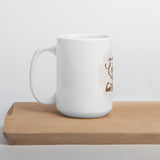 Drink Good Coffee Lift Heavy Things White glossy mug