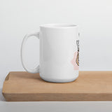 Coffee Heart White glossy mug