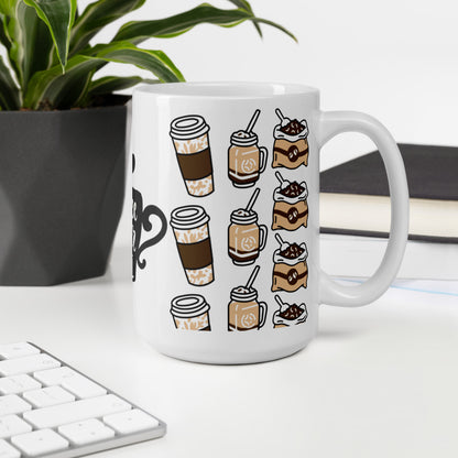 Coffee Lover White glossy mug