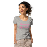 Powered By Coffee Women’s basic organic t-shirt (Pink)