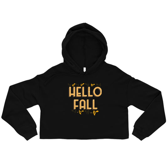 Hello Fall Crop Hoodie