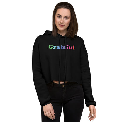 Grateful Crop Hoodie