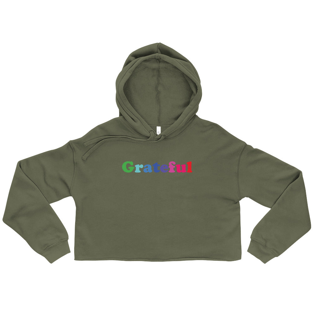Grateful Crop Hoodie