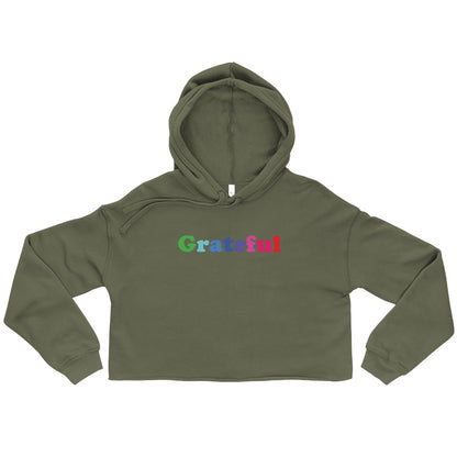 Grateful Crop Hoodie