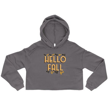 Hello Fall Crop Hoodie