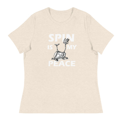 Spin Is My Peace Women's Relaxed T-Shirt