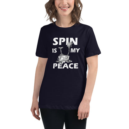 Spin Is My Peace Women's Relaxed T-Shirt