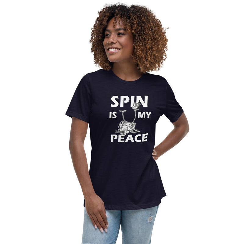 Spin Is My Peace Women's Relaxed T-Shirt