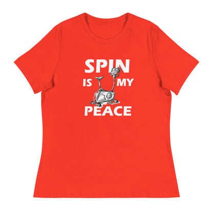 Spin Is My Peace Women's Relaxed T-Shirt