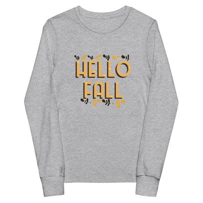 Hello Fall Youth long sleeve tee