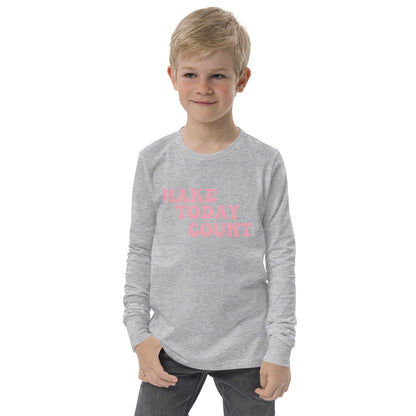 Make Today Count Youth long sleeve tee