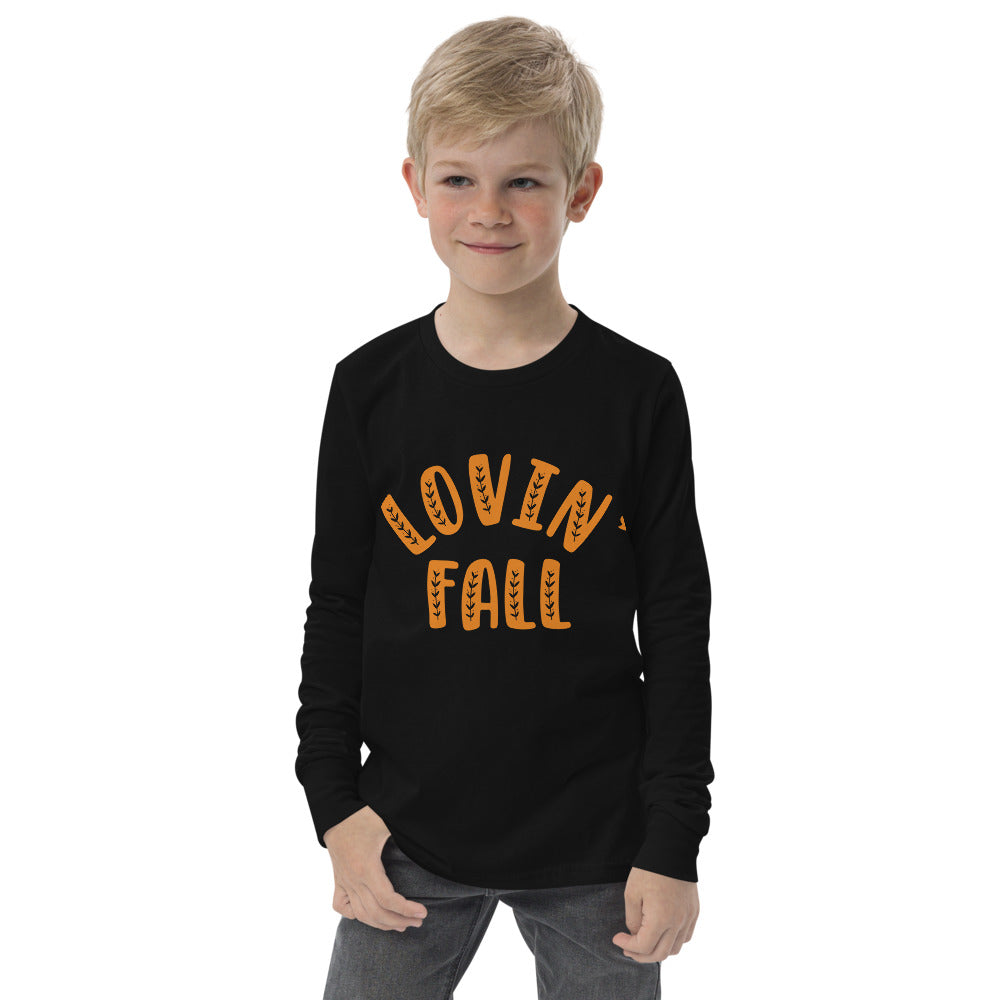 Lovin' Fall Youth long sleeve tee