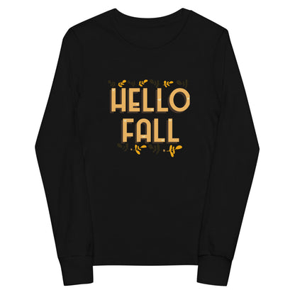 Hello Fall Youth long sleeve tee
