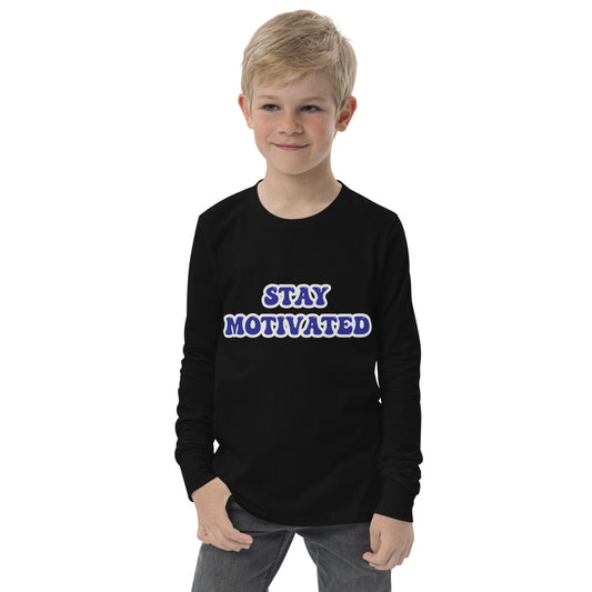 Stay Motivated Youth long sleeve tee