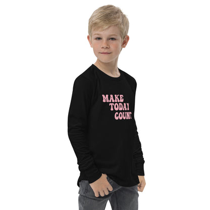 Make Today Count Youth long sleeve tee