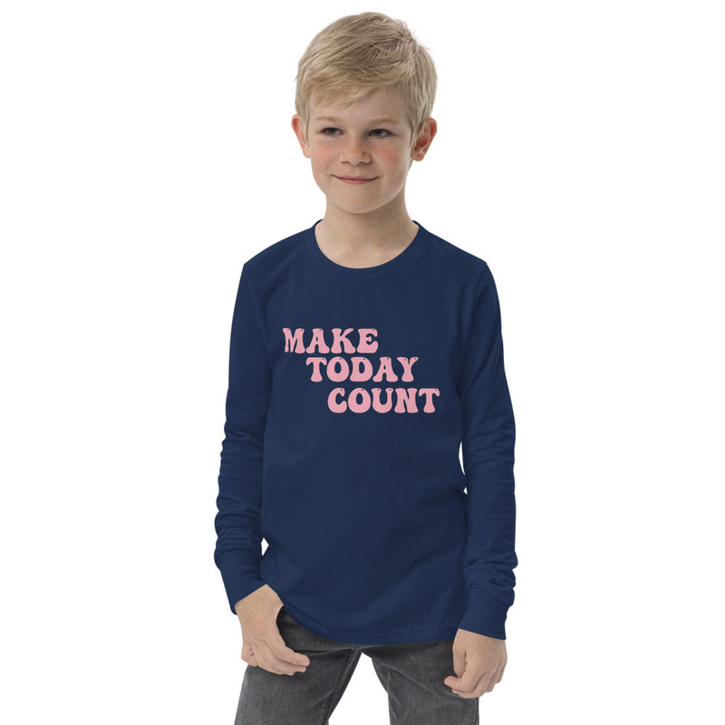 Make Today Count Youth long sleeve tee