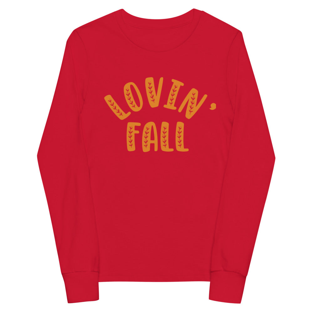 Lovin' Fall Youth long sleeve tee