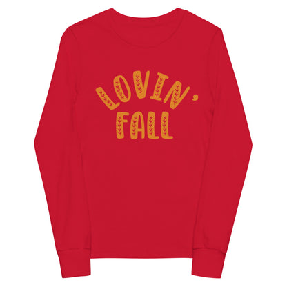 Lovin' Fall Youth long sleeve tee