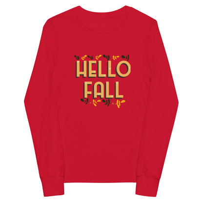 Hello Fall Youth long sleeve tee