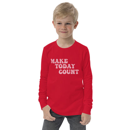 Make Today Count Youth long sleeve tee